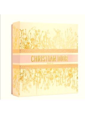 Dior Golden Floral Mother’s Day Empty Square Gift Box Authentic